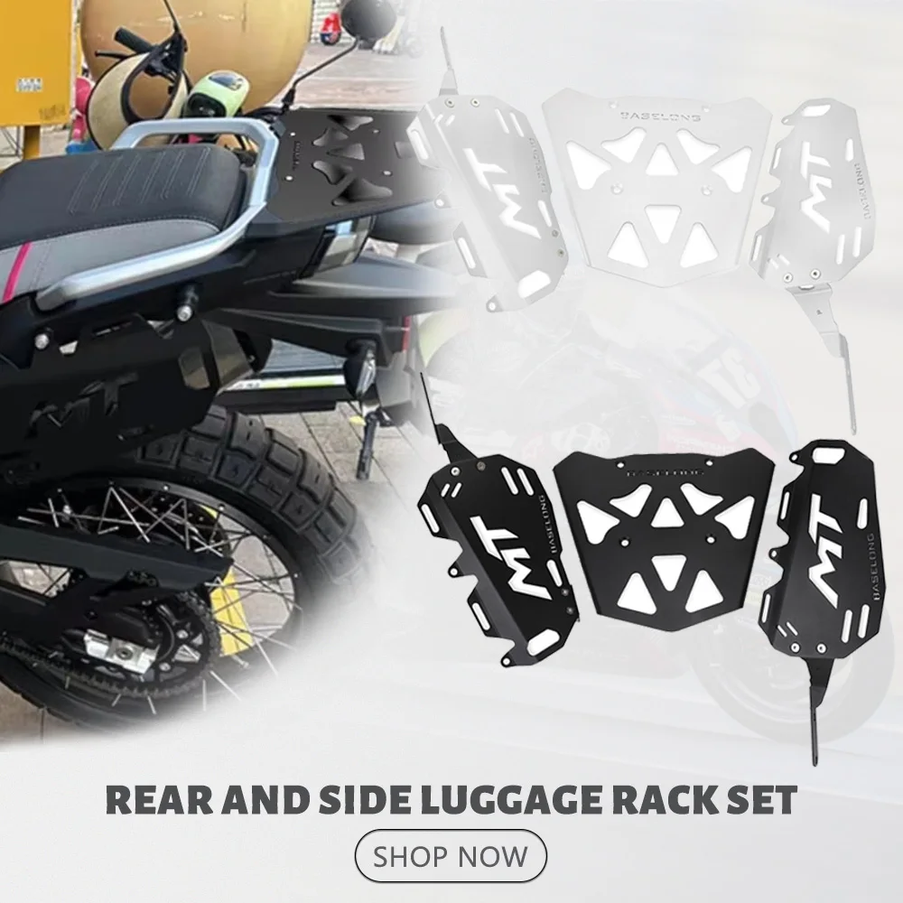 For CFMOTO 450MT 450 MT IBEX 450 ibex450 2024-2025-2026 Motorcycle Rear Rack Luggage Holder Bracket Support Side Luggage Rack