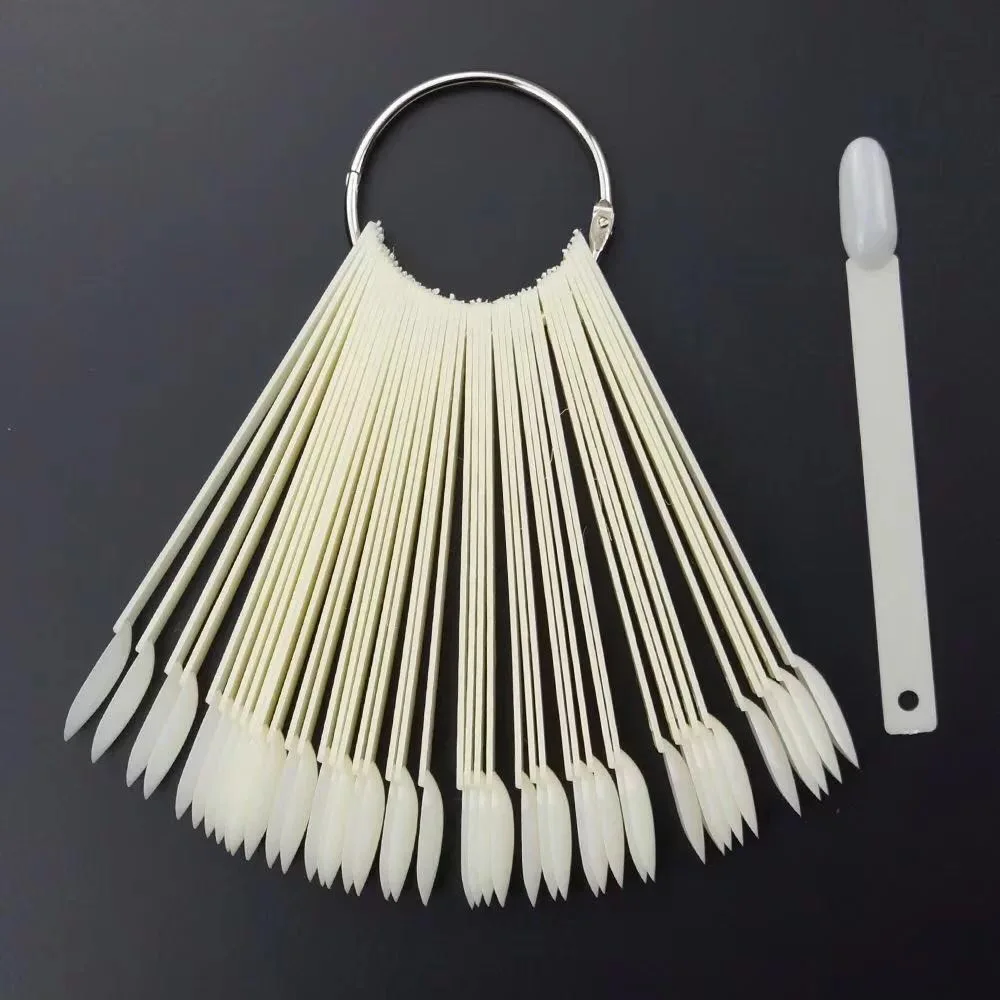 50pcs/Set Round False Nail Tips Practice Card Display Fan Full Cover Showing Stick Chart Palette Buckle Ring Manicure Tool
50pcs/Set Round False Nail Tips Practice Card Display Fan Full Cover Showing Stick Chart Palette Buckle Ring Manicure Tool