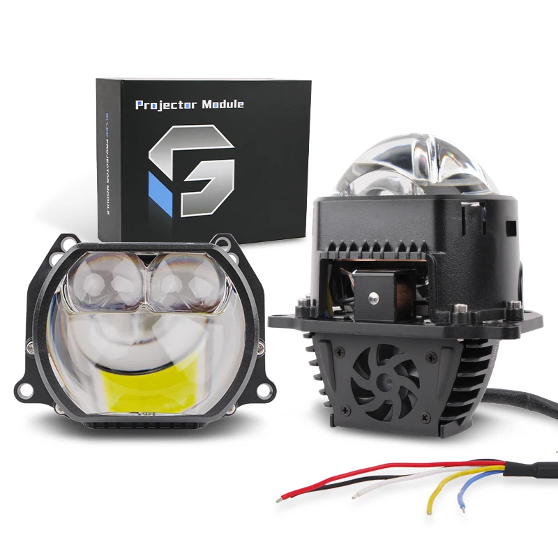 F1 12V High-Power White Bright Car Headlights 3.0 Dual Laser LED Projector Lens 130w 3 Inches Matrix Laser Bi Lens 6000k
F1 12V High-Power White Bright Car Headlights 3.0 Dual Laser LED Projector Lens 130w 3 Inches Matrix Laser Bi Lens 6000k
