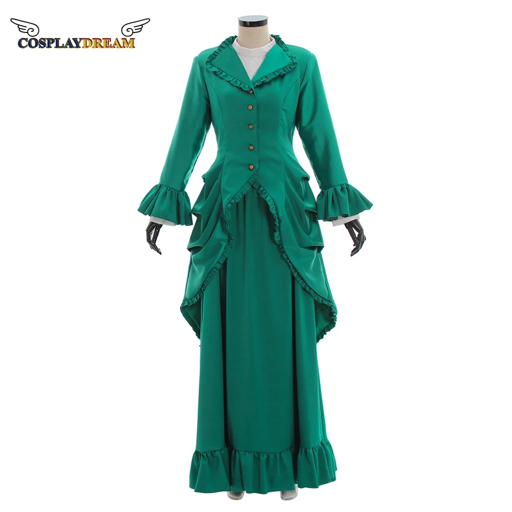 Women's Custom Medieval Victorian Green Vintage Dress Renaissance Ball Gown Dress Halloween Cosplay Costume
Women's Custom Medieval Victorian Green Vintage Dress Renaissance Ball Gown Dress Halloween Cosplay Costume