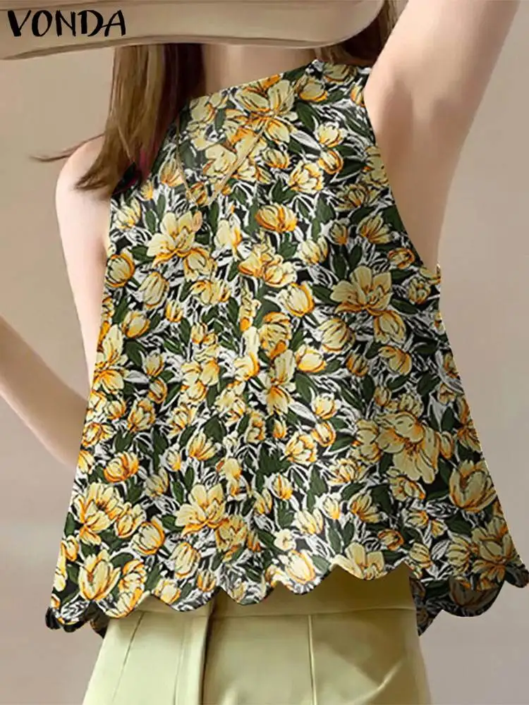 VONDA Summer Tank Tops Women Tees 2024 Bohemian Sleeveless Floral Printed Tops Fashion Casual Loose Camis Ladies Tee Feminina
VONDA Summer Tank Tops Women Tees 2024 Bohemian Sleeveless Floral Printed Tops Fashion Casual Loose Camis Ladies Tee Feminina