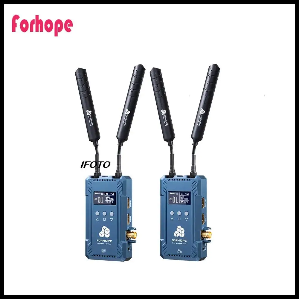 Forhope XM1000 Pro Wireless Video Transmission System SDI Dual Support Full Duplex Talkback Transmitter Receiver Kit
Forhope XM1000 Pro Wireless Video Transmission System SDI Dual Support Full Duplex Talkback Transmitter Receiver Kit