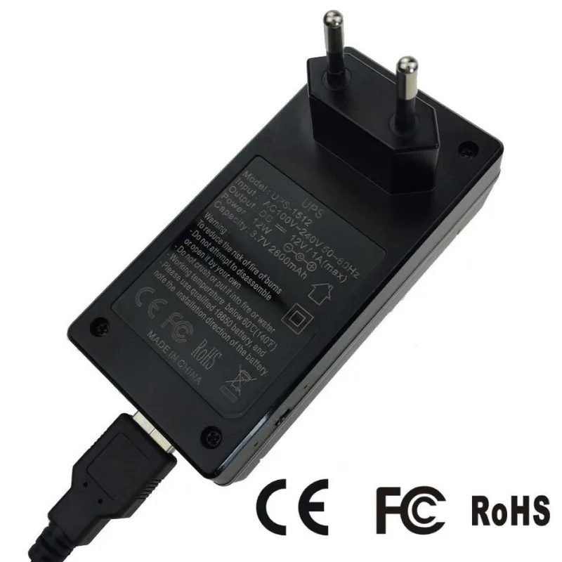 12V1A AC to DC Mini Adapter Uninterrupted Power Supply UPS Provide Emergency Power Backup to CCTV Camera with Battery Built-in
12V1A AC to DC Mini Adapter Uninterrupted Power Supply UPS Provide Emergency Power Backup to CCTV Camera with Battery Built-in