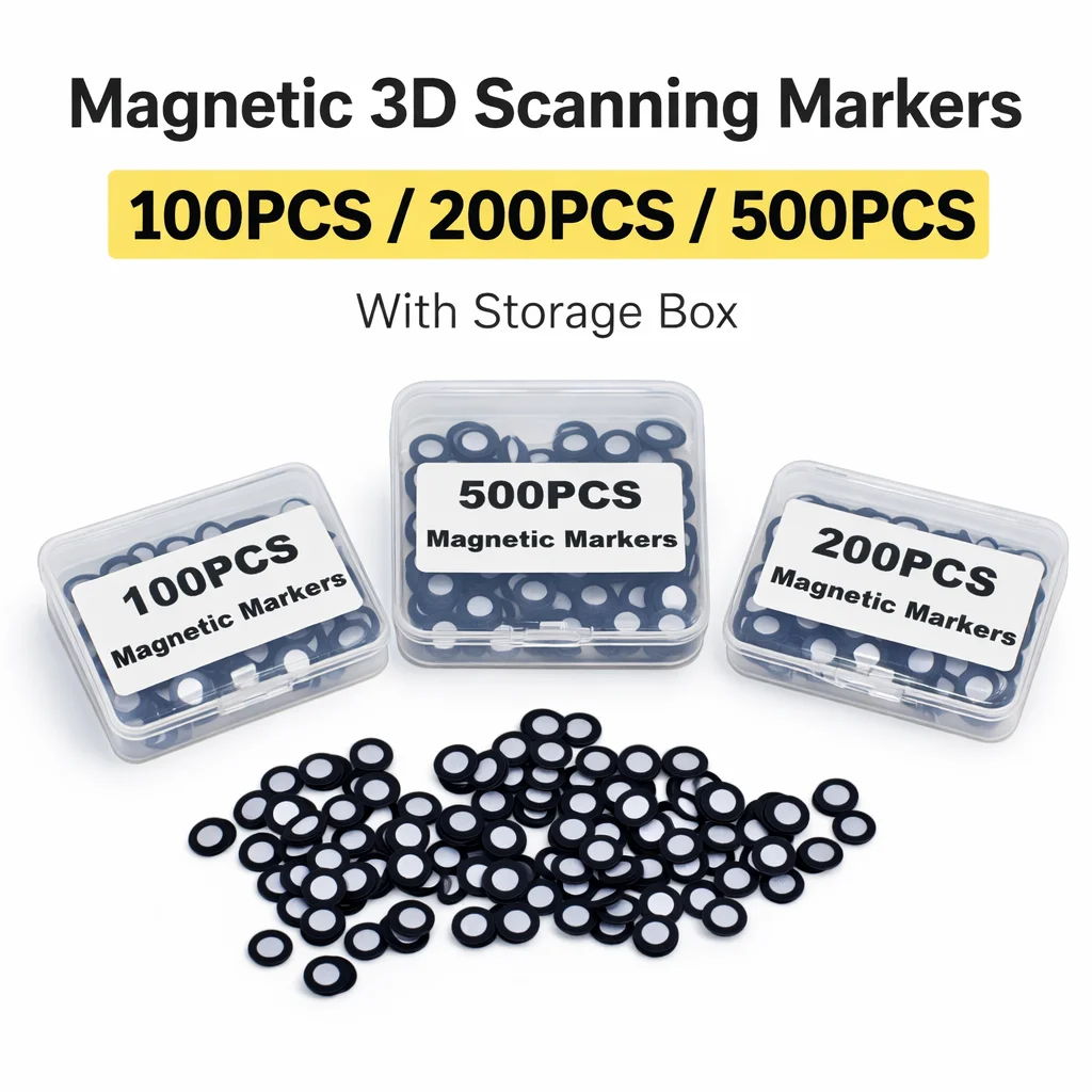 3D Magnetic Tracking Dots 100/200/500PCS, Scanner Reference Point Markers, Diffuse Reflection Positioning Targets (6mm / 10mm )
3D Magnetic Tracking Dots 100/200/500PCS, Scanner Reference Point Markers, Diffuse Reflection Positioning Targets (6mm / 10mm )
