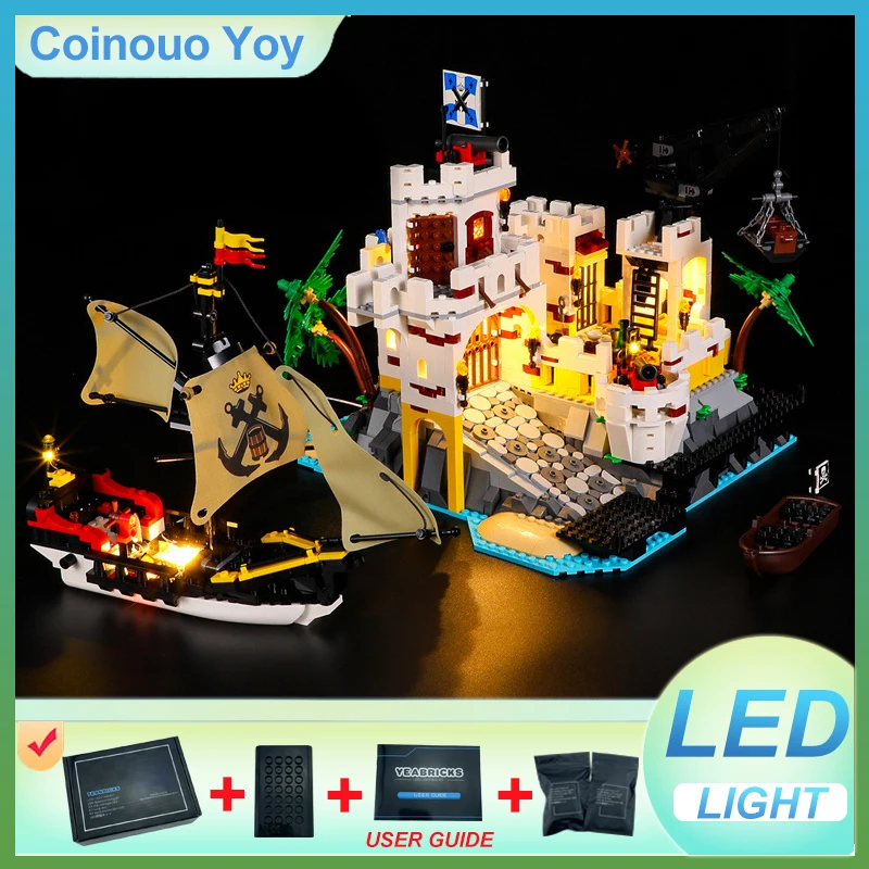 ЛЕГКА для LEGO 10320, игрушка «Сделай сам» Eldorado Fortress Block (модель без блоков, только светодиодный светильник), набор кирпичных светильников, подарок для ребенка
ЛЕГКА для LEGO 10320, игрушка «Сделай сам» Eldorado Fortress Block (модель без блоков, только светодиодный светильник), набор кирпичных светильников, подарок для ребенка