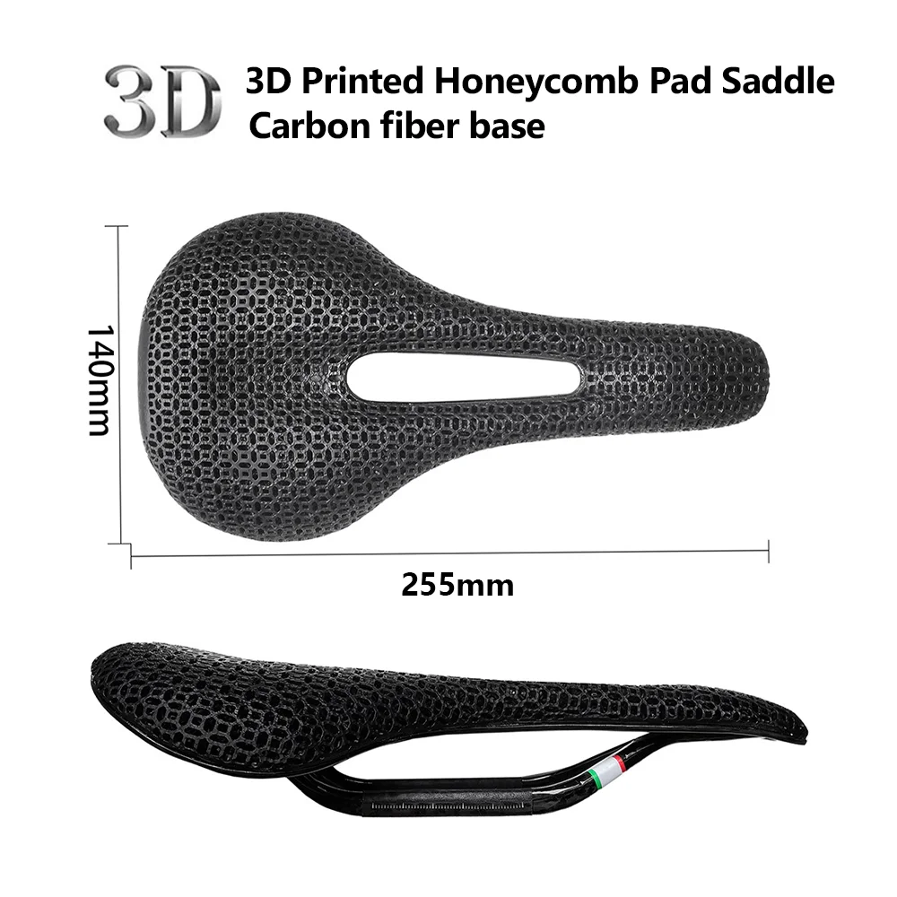 Bike 3D Printed Carbon Fiber Saddle Road Bike Hollow Breathable Road Bicycle Seat Shock Absorption Mountain Seat Bicycle Parts
Bike 3D Printed Carbon Fiber Saddle Road Bike Hollow Breathable Road Bicycle Seat Shock Absorption Mountain Seat Bicycle Parts