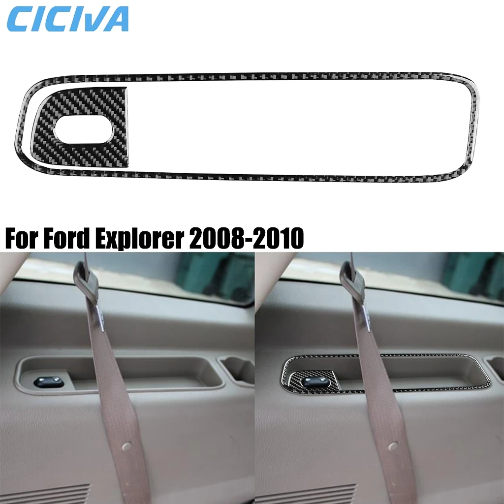 For Ford Explorer 2008-2010 Carbon Fiber Rear Door Storage Frame Decorative Interior Car Accessories Cover Sticker Auto Trim
For Ford Explorer 2008-2010 Carbon Fiber Rear Door Storage Frame Decorative Interior Car Accessories Cover Sticker Auto Trim