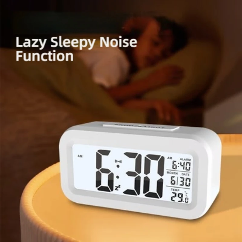 LED Digital Alarm Clock Electronic Digital Alarm Backlight Snooze Calendar Clock Screen Desktop Table Clocks for Home Office
LED Digital Alarm Clock Electronic Digital Alarm Backlight Snooze Calendar Clock Screen Desktop Table Clocks for Home Office