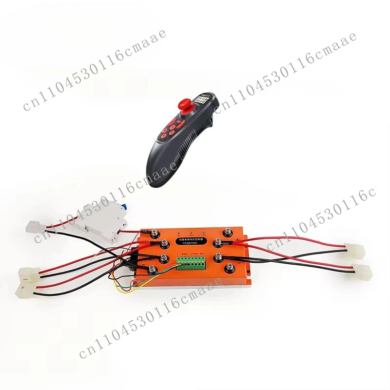24V 4WD Electric Brushed Controller with Wireless Joystick Remote for 4pcs 350W Brushed Motor
24V 4WD Electric Brushed Controller with Wireless Joystick Remote for 4pcs 350W Brushed Motor