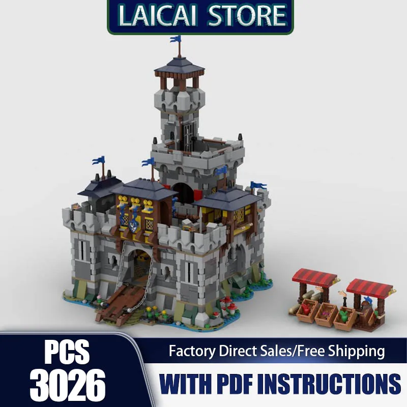 Moc строительные блоки, средневековая модель крепости, технологические кирпичи, средневековая модель замка, сборка «сделай сам», праздничная конструкция, игрушки, подарки
Moc строительные блоки, средневековая модель крепости, технологические кирпичи, средневековая модель замка, сборка «сделай сам», праздничная конструкция, игрушки, подарки