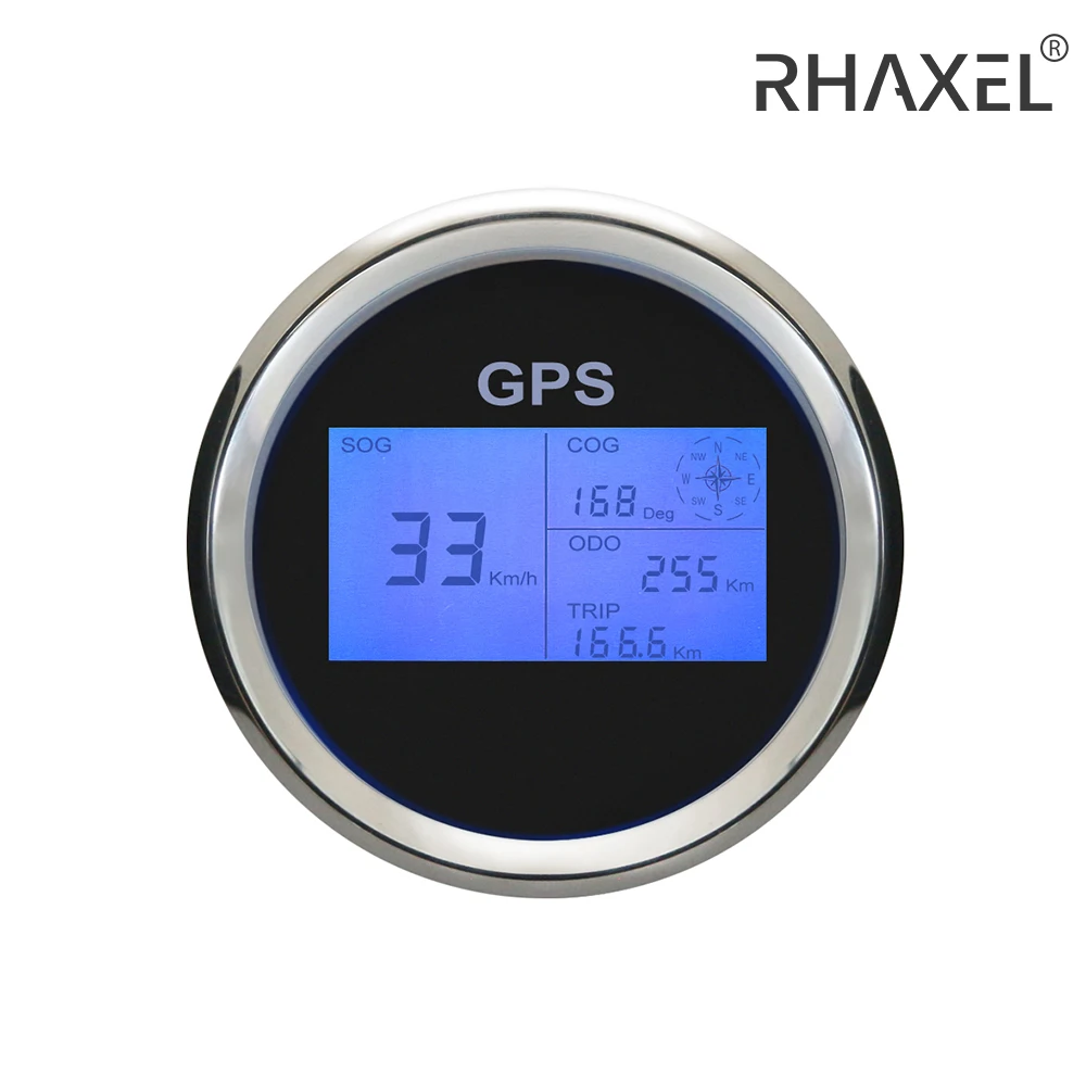 RHAXEL 85mm Digital GPS Speedometer LCD Odometer Course Mileage Adjustable 7 Backlights for Boat Car Auto
RHAXEL 85mm Digital GPS Speedometer LCD Odometer Course Mileage Adjustable 7 Backlights for Boat Car Auto