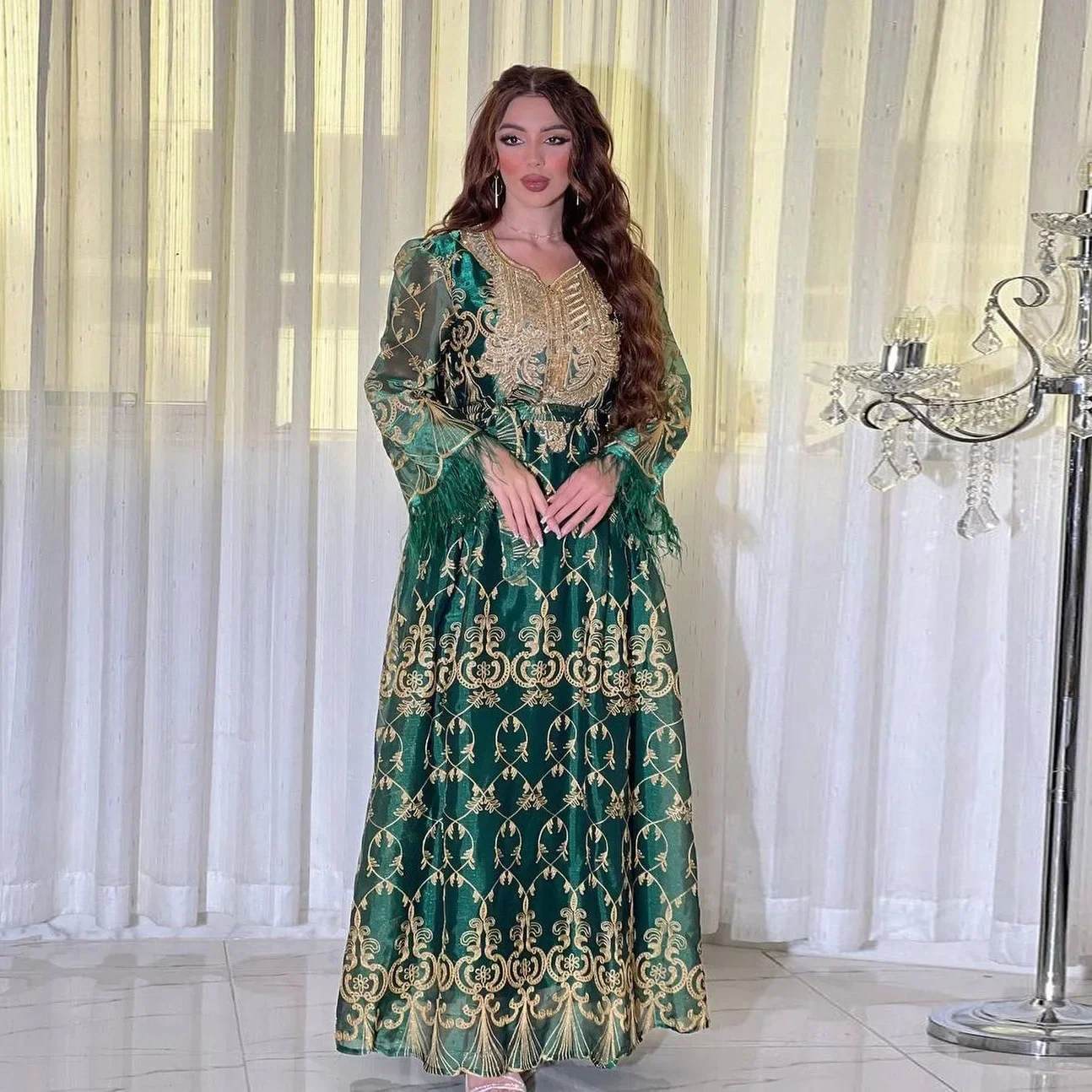 Eid Party Morocco Abaya Embroidery Muslim Women Long Maxi Dresses Turkey Dubai Saudi Kaftan Islam Femme Caftan Jalabiya Vestidos
Eid Party Morocco Abaya Embroidery Muslim Women Long Maxi Dresses Turkey Dubai Saudi Kaftan Islam Femme Caftan Jalabiya Vestidos