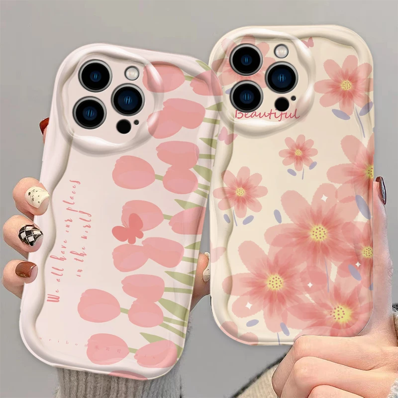 Tulip Pink Cloud Cute For Apple iPhone 15 14 13 12 11 XS XR X Pro Max Plus Wave Oil Back Phone Case
Tulip Pink Cloud Cute For Apple iPhone 15 14 13 12 11 XS XR X Pro Max Plus Wave Oil Back Phone Case