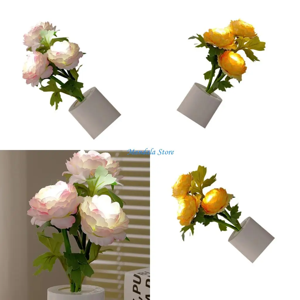 U2JC Delicate Peony Night lights Portability Desk Decors NonToxic Child Friendly
U2JC Delicate Peony Night lights Portability Desk Decors NonToxic Child Friendly