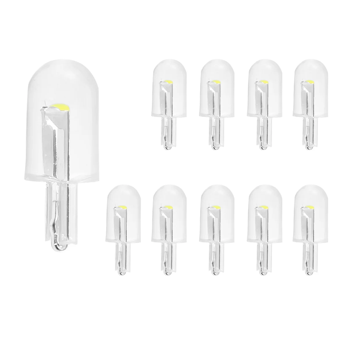 10PCS Car LED T10 W5W COB Reading Dome Lamp Marker Light Wedge Lights License Plate Bulbs 168 194 192 DC 12V White
10PCS Car LED T10 W5W COB Reading Dome Lamp Marker Light Wedge Lights License Plate Bulbs 168 194 192 DC 12V White