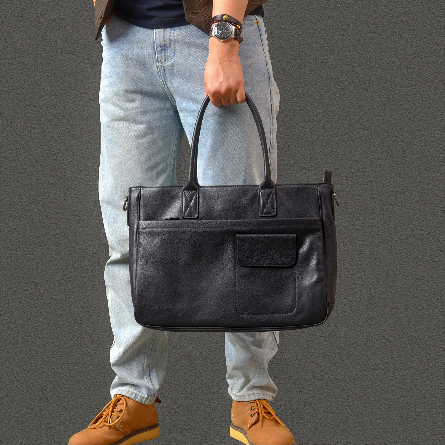business luxury handmade high quality first layer cowhide men's briefcase vintage genuine leather handbag work messenger bag
business luxury handmade high quality first layer cowhide men's briefcase vintage genuine leather handbag work messenger bag