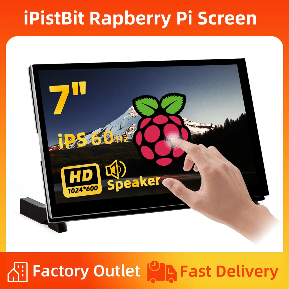 7 Inch Touch Screen 1024x600 IPS LCD TFT HDMI Display for Raspberry Pi 5 4B 3B+ OPI AIDA64 PC Secondary Screen
7 Inch Touch Screen 1024x600 IPS LCD TFT HDMI Display for Raspberry Pi 5 4B 3B+ OPI AIDA64 PC Secondary Screen