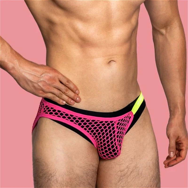 Perspective Sexy Mens Pouch Underwear Fishnet Lettered Sports Men Briefs See-Through Low Waist Breathable Youth Panties Summer
Perspective Sexy Mens Pouch Underwear Fishnet Lettered Sports Men Briefs See-Through Low Waist Breathable Youth Panties Summer