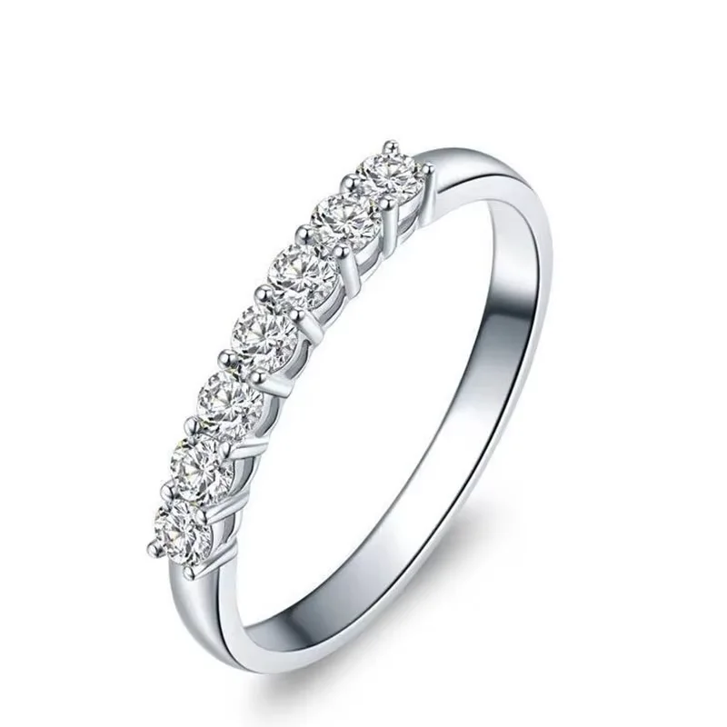 Stackable Engagement Sterling Silver 925 Rings D VVS1 3EX Moissanite Ring S925 Engagement Wedding Women Gift Fine Jewelry Rings
Stackable Engagement Sterling Silver 925 Rings D VVS1 3EX Moissanite Ring S925 Engagement Wedding Women Gift Fine Jewelry Rings