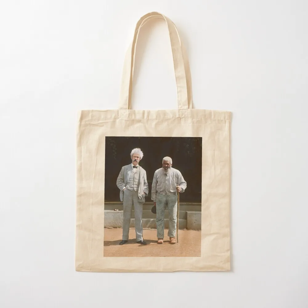 Mark Twain and his long-time friend John T. Lewis, New York, 1903. Tote Bag university shopper bag shopping bag Canvas Tote
Mark Twain and his long-time friend John T. Lewis, New York, 1903. Tote Bag university shopper bag shopping bag Canvas Tote