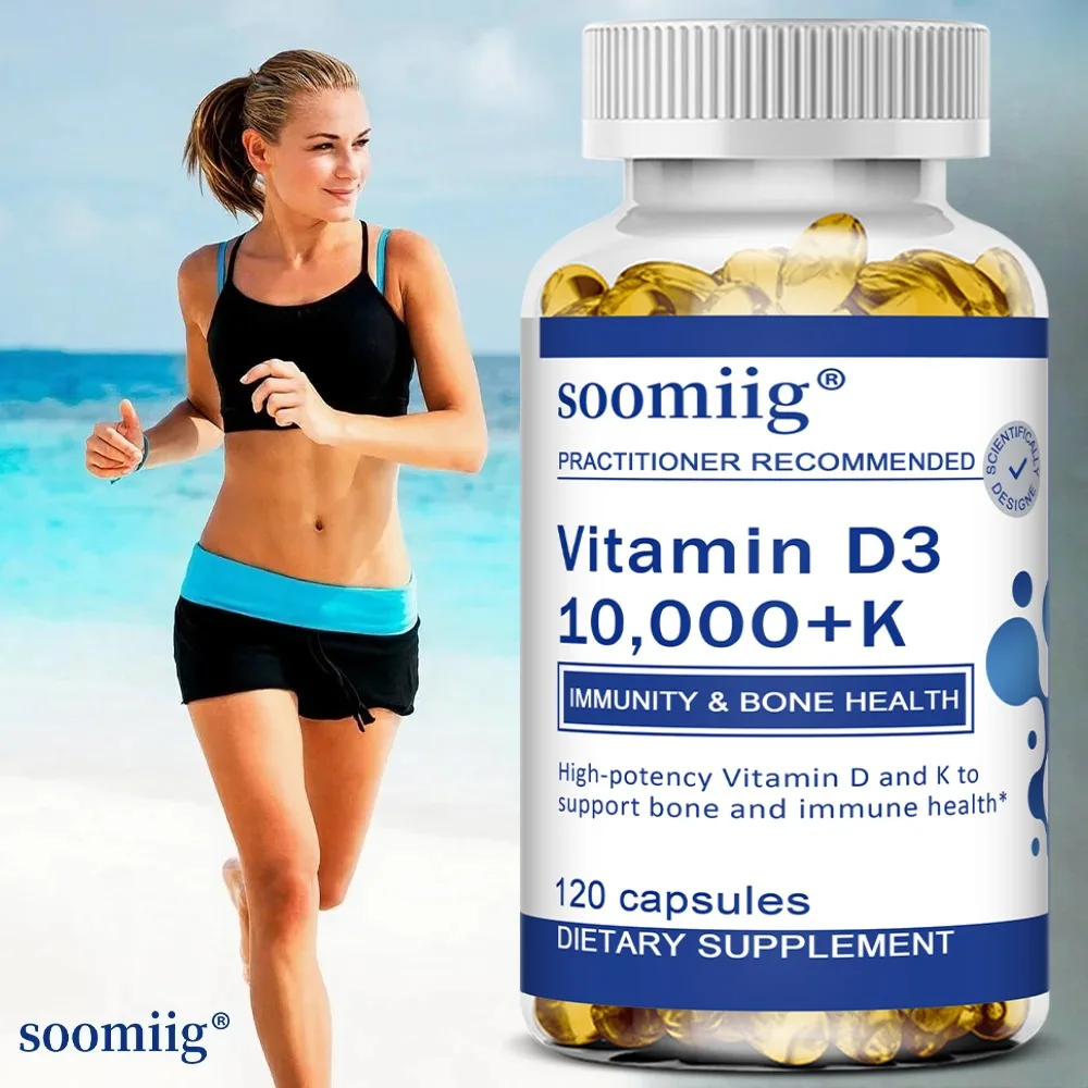 Vitamin D3 10000 IU Softgels Helps Maintain Healthy Bones Teeth Immune System Support Non GMO Gluten Free Soy Free
Vitamin D3 10000 IU Softgels Helps Maintain Healthy Bones Teeth Immune System Support Non GMO Gluten Free Soy Free