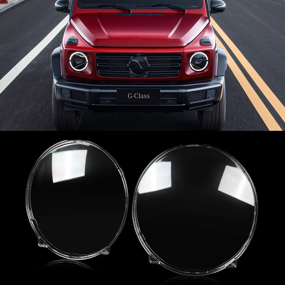 Пара линз фар, крышка фары для Mercedes G-Class W464 G550 G63 2020 2021 2022 2023 гг.
Пара линз фар, крышка фары для Mercedes G-Class W464 G550 G63 2020 2021 2022 2023 гг.