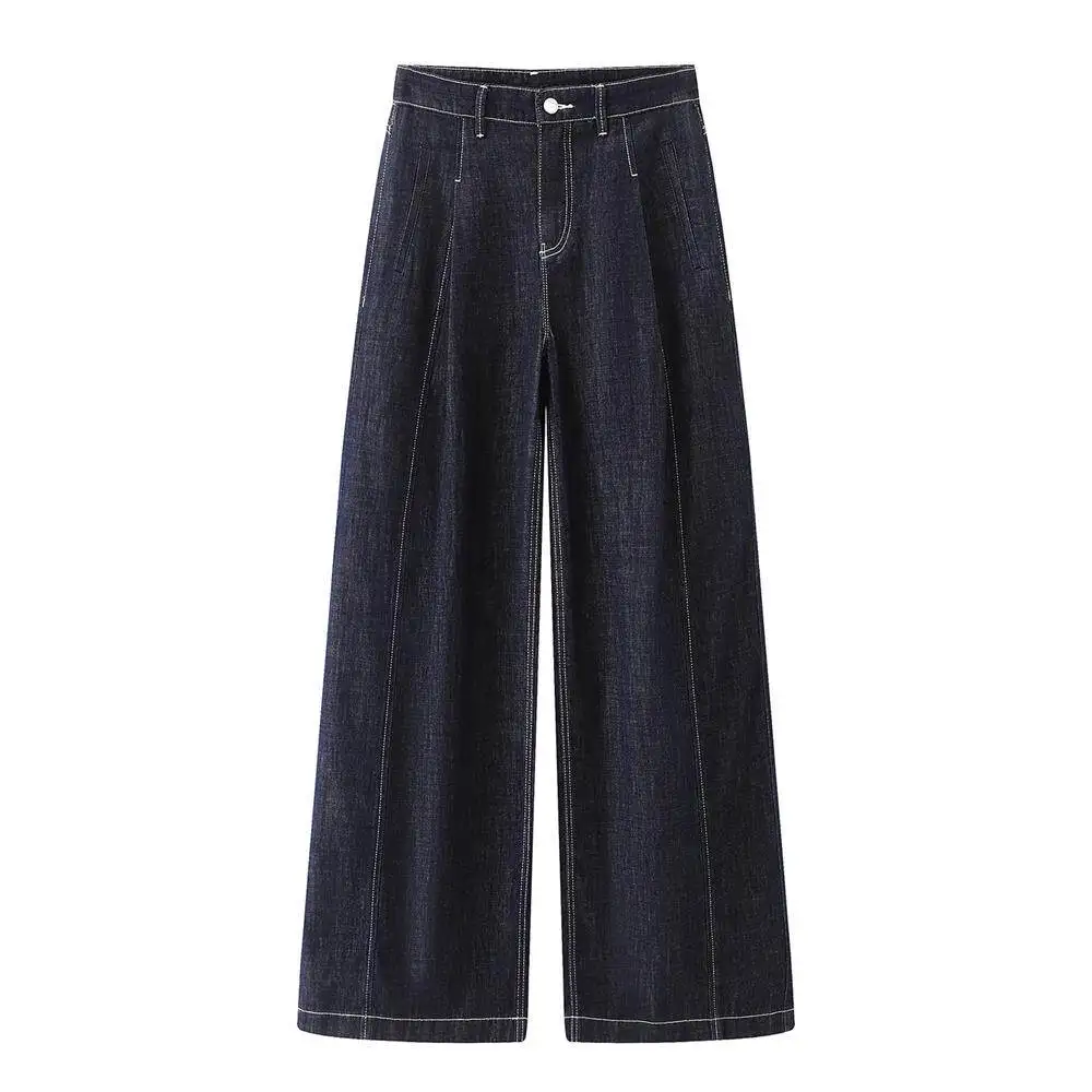 High Waist Straight Leg Blue Jeans Women's Summer New Style Fashionable Slimming Versatile Long Pants Breathable Comfortable
High Waist Straight Leg Blue Jeans Women's Summer New Style Fashionable Slimming Versatile Long Pants Breathable Comfortable