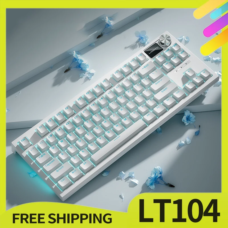 Langtu Lt104 Mechanical Keyboard Wireless Bluetooth Tri Mode Rgb Hot Swap Custom With Screen Keyboard For Gamer Pc Accessory
Langtu Lt104 Mechanical Keyboard Wireless Bluetooth Tri Mode Rgb Hot Swap Custom With Screen Keyboard For Gamer Pc Accessory