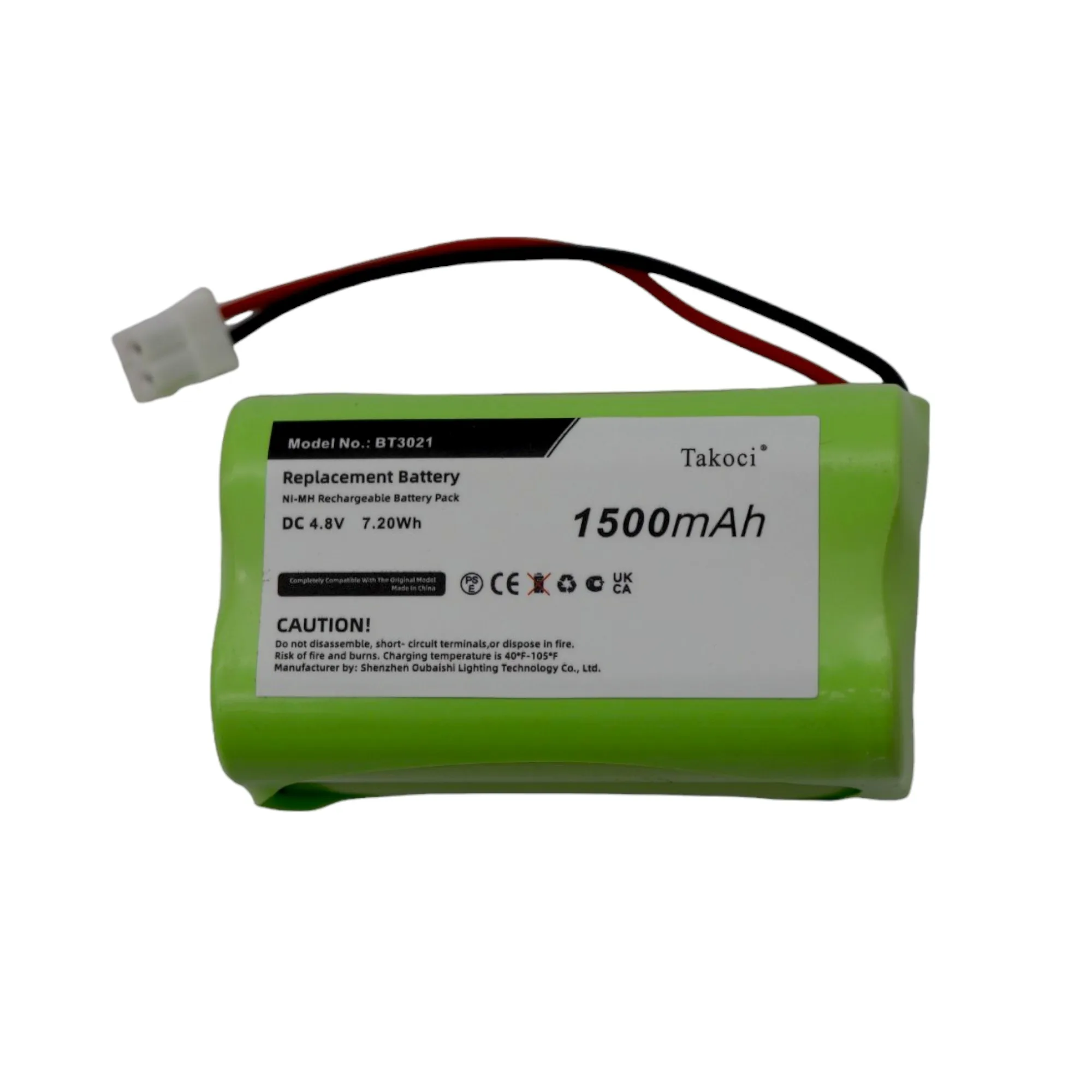 Alarm System Replacement Battery 1500mAh for Commpact Secuself Control Panel BT3021, BT1348 
Alarm System Replacement Battery 1500mAh for Commpact Secuself Control Panel BT3021, BT1348