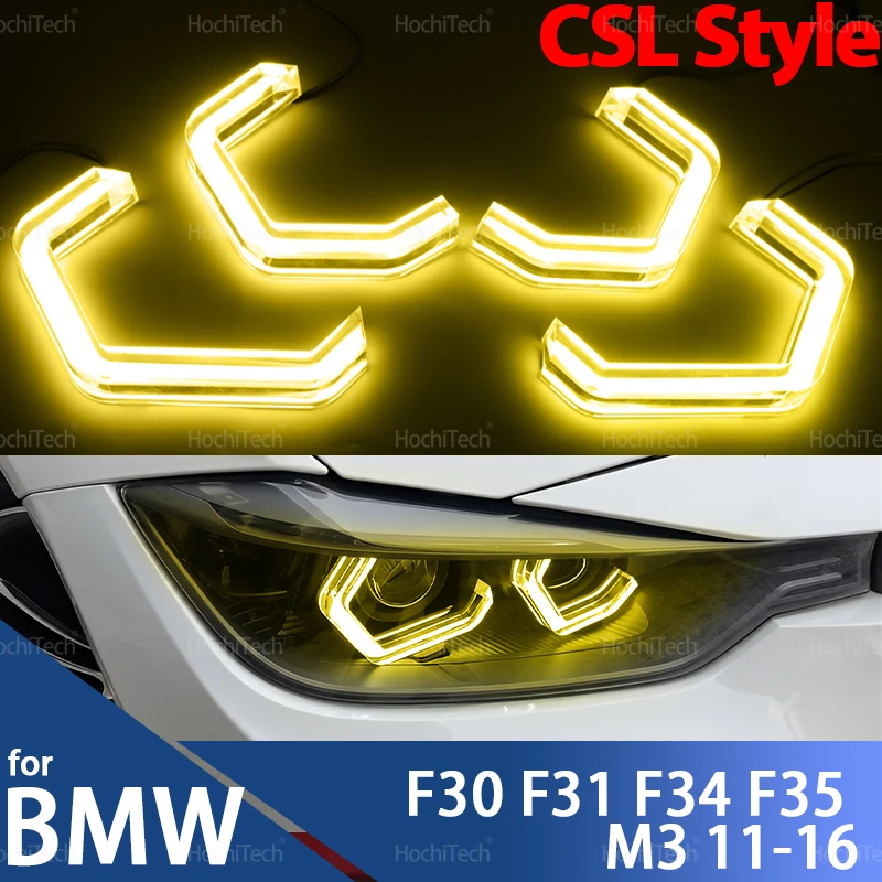 For BMW 3 Series F30 F31 F34 F35 M3 11-16 Retrofit DTM M4 Style Lemon Yellow White Crystal Headlamp CSL Style Angel Eyes Kit
For BMW 3 Series F30 F31 F34 F35 M3 11-16 Retrofit DTM M4 Style Lemon Yellow White Crystal Headlamp CSL Style Angel Eyes Kit