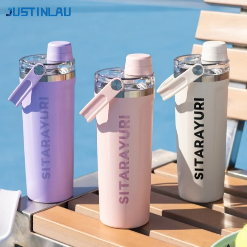 JUSTINLAU 800ML Magnetic Thermos Cup 304 Stainless Steel Insulated Mug Keep Hot&Cold Water Cups with Handle Outdoor Sports Cup
JUSTINLAU 800ML Magnetic Thermos Cup 304 Stainless Steel Insulated Mug Keep Hot&Cold Water Cups with Handle Outdoor Sports Cup