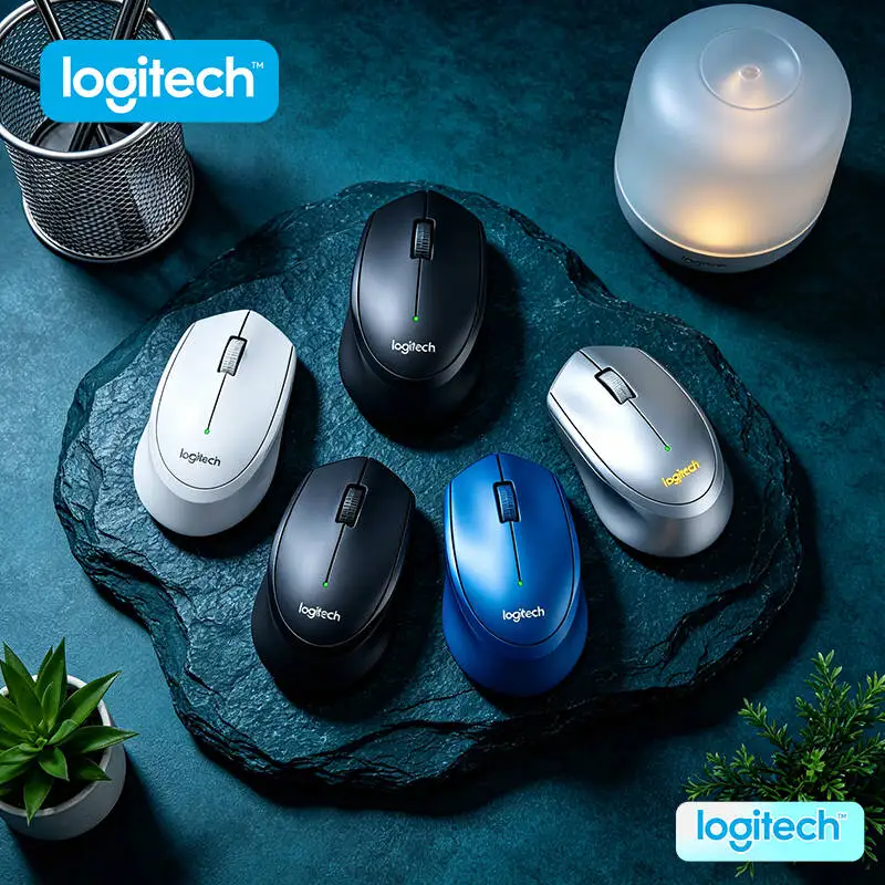 Logitech M330 Silent Wireless Mouse Comfort Grip 2.4G USB Receiver Sweat Resistant for Home Office Laptop PC Mac Counter
Logitech M330 Silent Wireless Mouse Comfort Grip 2.4G USB Receiver Sweat Resistant for Home Office Laptop PC Mac Counter