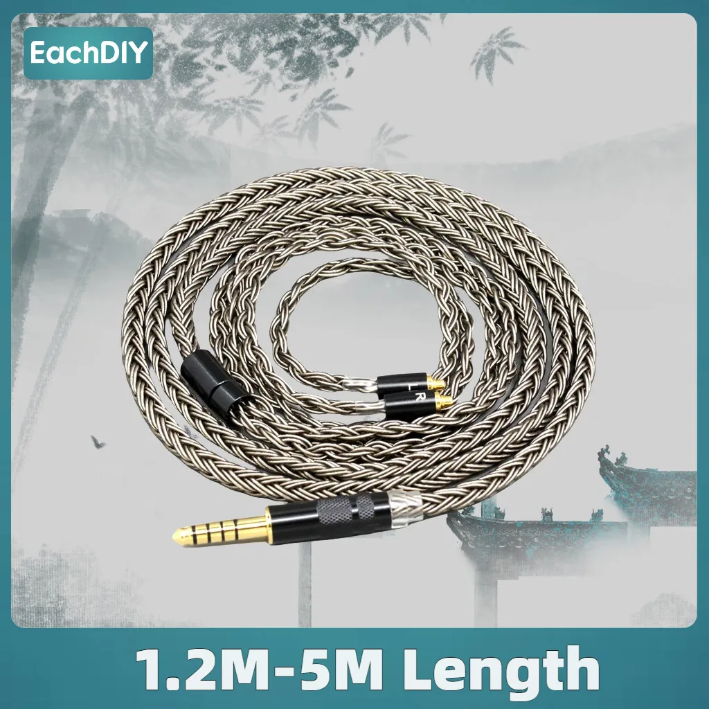 Silver plated Earphone Cable For AKG N5005 N30 N40 Special MMCX 16 Core Grey 8851
Silver plated Earphone Cable For AKG N5005 N30 N40 Special MMCX 16 Core Grey 8851