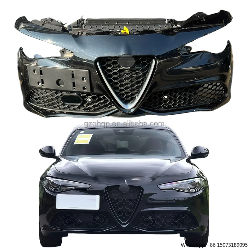 Высококачественный оригинальный комплект автомобильного бампера с вентилятором радиатора для Alfa Romeo Gialia, решетка переднего бампера в сборе
Высококачественный оригинальный комплект автомобильного бампера с вентилятором радиатора для Alfa Romeo Gialia, решетка переднего бампера в сборе