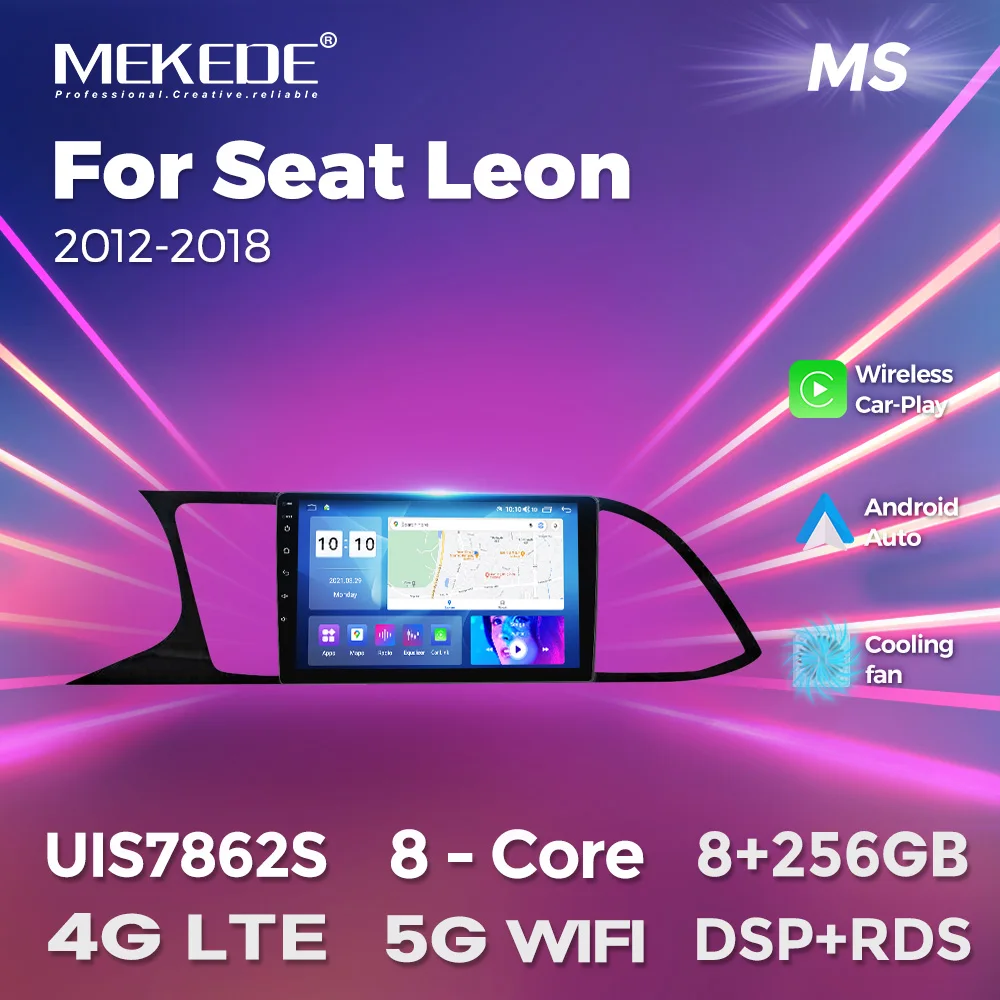 MEKEDE 8-Core Car Radio Multimedia Video Navigational Player For Seat Leon 2012-2018 Wirelessly Carplay Android Auto Cooling fan
MEKEDE 8-Core Car Radio Multimedia Video Navigational Player For Seat Leon 2012-2018 Wirelessly Carplay Android Auto Cooling fan