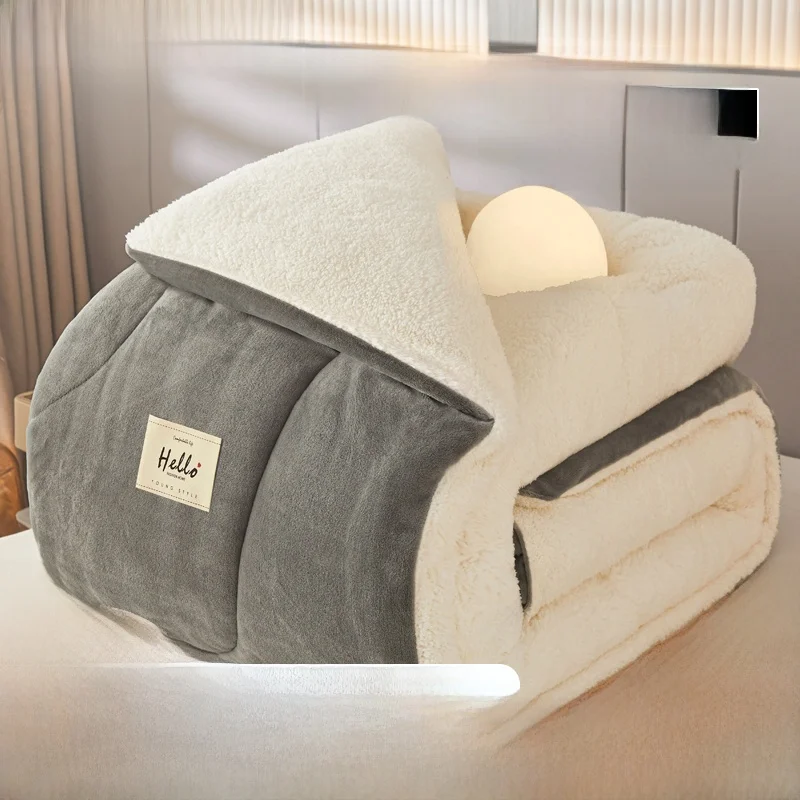 Thickened Double-Sided Milk Velvet Blanket Student Dormitory Single Double Core Quilt Lamb Velvet Autumn Winter Milk Velvet B...
Thickened Double-Sided Milk Velvet Blanket Student Dormitory Single Double Core Quilt Lamb Velvet Autumn Winter Milk Velvet B...