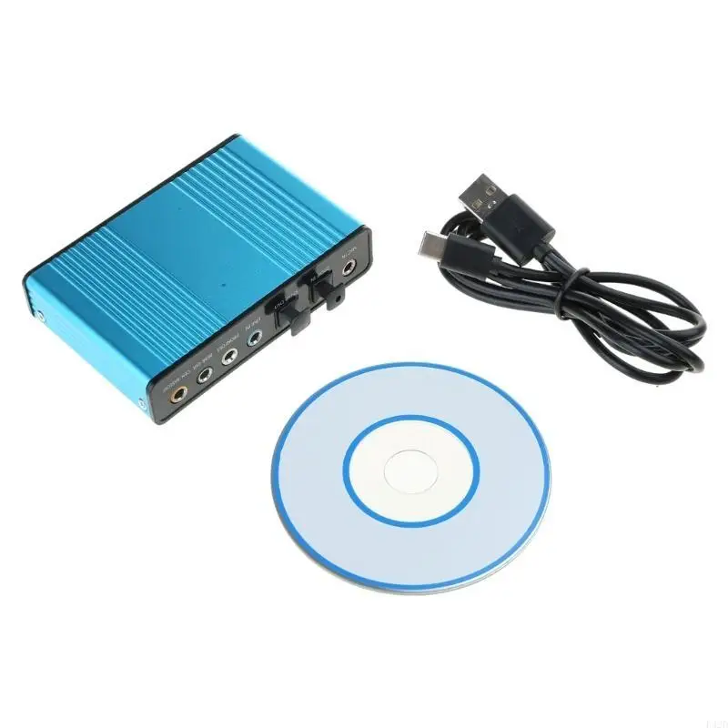 F42D USB 6 Channel 5.1/7.1 Surround External Sound Card PC Laptop Desktop Tablet Optical Adapter Card Recording K song
F42D USB 6 Channel 5.1/7.1 Surround External Sound Card PC Laptop Desktop Tablet Optical Adapter Card Recording K song
