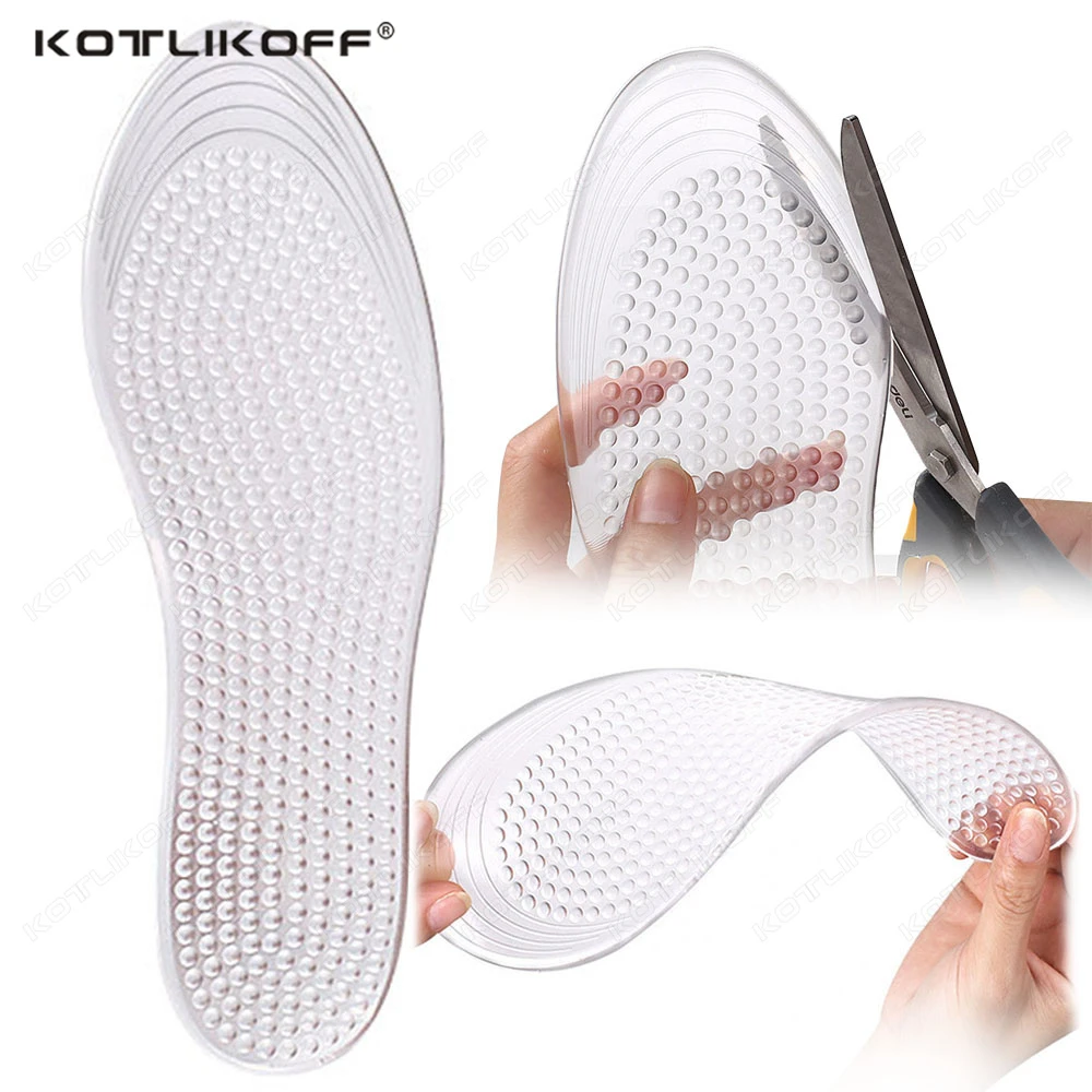 KOTLIKOFF 1/2 пары ультрамягких силиконовых стелек с нескользящей подошвой, ортопедическая поддержка свода стопы, для спортивной обуви, от боли, для мужчин и женщин, полная поддержка стопы
KOTLIKOFF 1/2 пары ультрамягких силиконовых стелек с нескользящей подошвой, ортопедическая поддержка свода стопы, для спортивной обуви, от боли, для мужчин и женщин, полная поддержка стопы