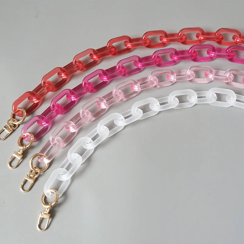 Transparent Acrylic Resin Chain Mobile Phone Chain Spring And Summer Jelly Color Acrylic Chain Handbag Shoulder Chain
Transparent Acrylic Resin Chain Mobile Phone Chain Spring And Summer Jelly Color Acrylic Chain Handbag Shoulder Chain