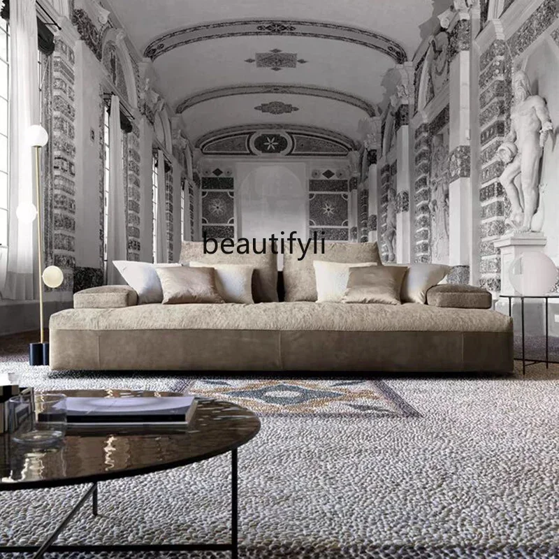 Italian minimalist special-shaped fabric sofa double-sided large flat-layer princess corner module sofa02A
Italian minimalist special-shaped fabric sofa double-sided large flat-layer princess corner module sofa02A