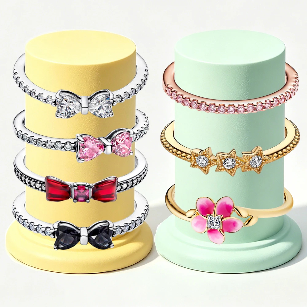 2026 New 925 Silver Sparkling Multicolor Bow Star Classic Pink Flower Exquisite DIY Charm Jewelry Ring Display Tool
2026 New 925 Silver Sparkling Multicolor Bow Star Classic Pink Flower Exquisite DIY Charm Jewelry Ring Display Tool