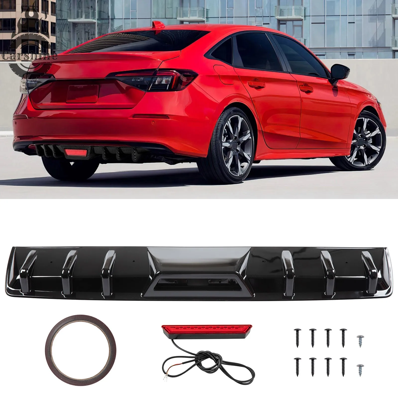 Glossy Black 6 Shark Fin Rear Diffuser Bumper Spoiler Lip For Mercedes Benz
Glossy Black 6 Shark Fin Rear Diffuser Bumper Spoiler Lip For Mercedes Benz