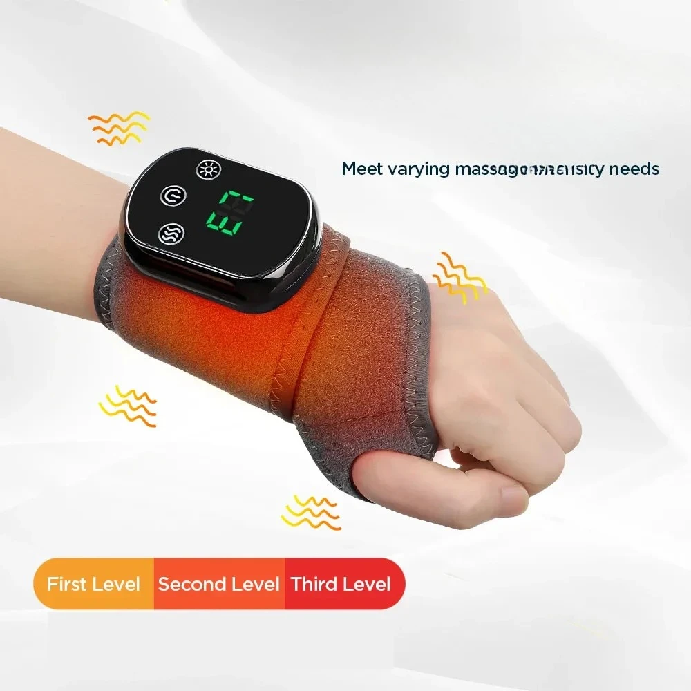 NEW Heating Wrist Band Guard Wrap Neck Massager Vibration Ankle Wrist Massage Devices Relaxer Belts Sports Fitness Warming Pad
NEW Heating Wrist Band Guard Wrap Neck Massager Vibration Ankle Wrist Massage Devices Relaxer Belts Sports Fitness Warming Pad