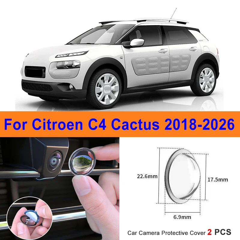 360 Reverse Image Car Camera Cover Anti-Scratch PC Lens Protector Stickers For Citroen C4 Cactus 2018-2026 2Pcs
360 Reverse Image Car Camera Cover Anti-Scratch PC Lens Protector Stickers For Citroen C4 Cactus 2018-2026 2Pcs