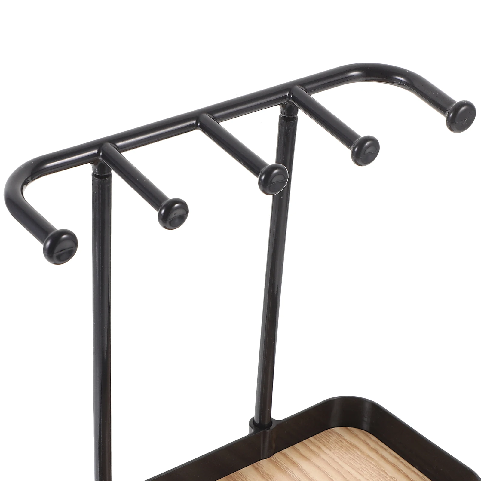 1pc Jewelry Rack For Earrings Bracelets Necklaces Display Stand Organizer Storage Rack Desktop Hanging Pp Wood Material
1pc Jewelry Rack For Earrings Bracelets Necklaces Display Stand Organizer Storage Rack Desktop Hanging Pp Wood Material