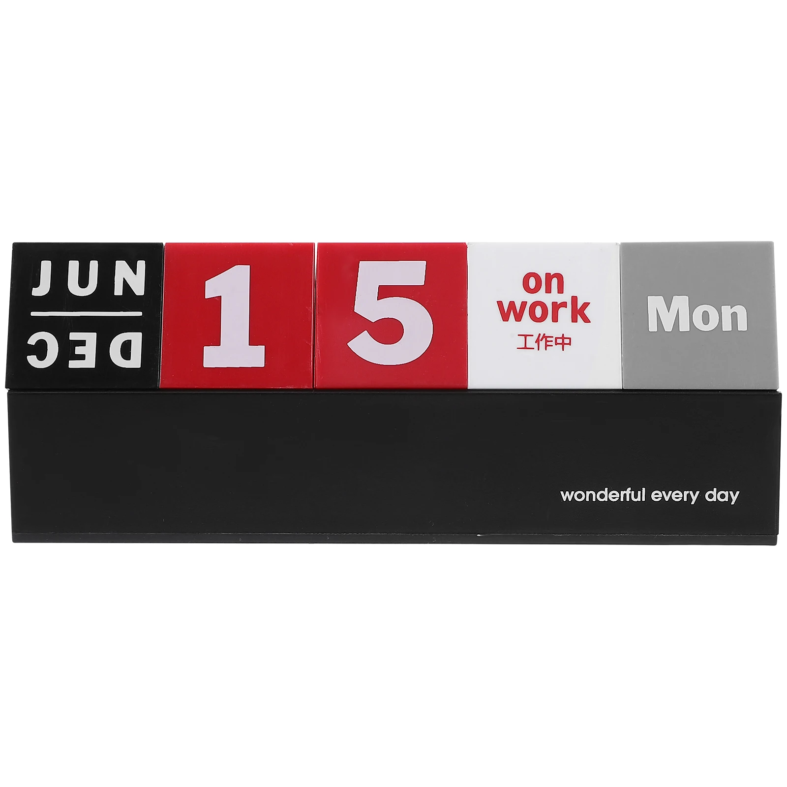 Perpetual Desk Calendar Red Black Wooden Cube Blocks Month Date Display Mini Office Decor Small Size Table Top Gifts Reusable
Perpetual Desk Calendar Red Black Wooden Cube Blocks Month Date Display Mini Office Decor Small Size Table Top Gifts Reusable