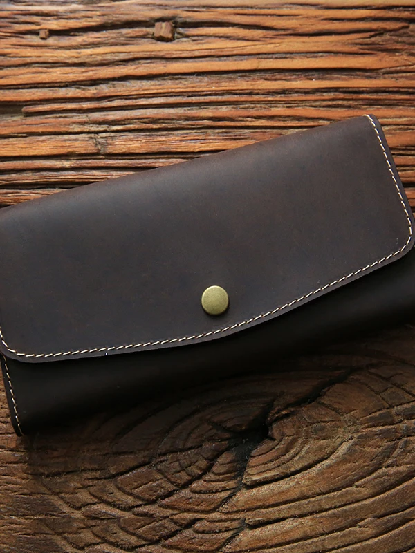 Retro Crazy Horse Leather Men's Long Wallet and Women's First Layer Cowhide Clutch Fashion
Retro Crazy Horse Leather Men's Long Wallet and Women's First Layer Cowhide Clutch Fashion