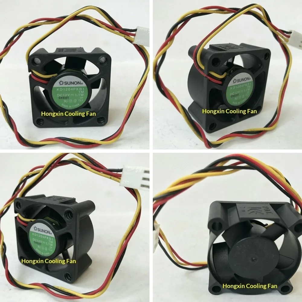 For SUNON KD1204PKB1 DC12V 1.1W 40mm 4020 3-wire cooling fan 3pin
For SUNON KD1204PKB1 DC12V 1.1W 40mm 4020 3-wire cooling fan 3pin