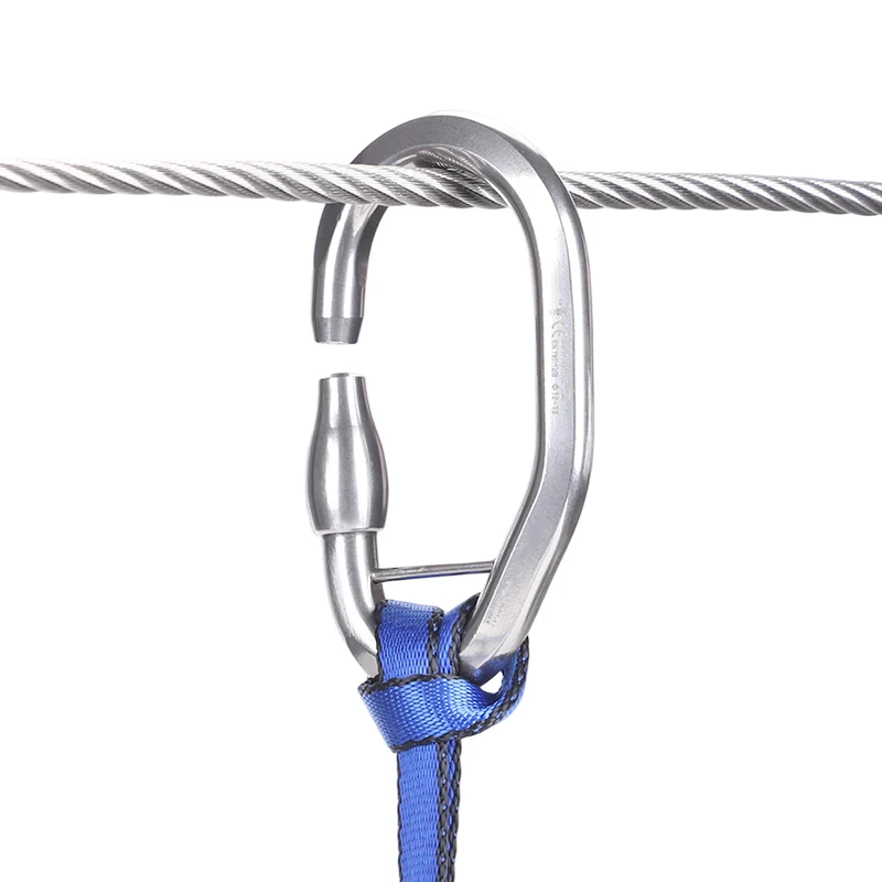 Outdoor Adventure Park Continuous Protection Main Lock Adventure C-Type Lock Stainless Steel High-Hardness Material
Outdoor Adventure Park Continuous Protection Main Lock Adventure C-Type Lock Stainless Steel High-Hardness Material