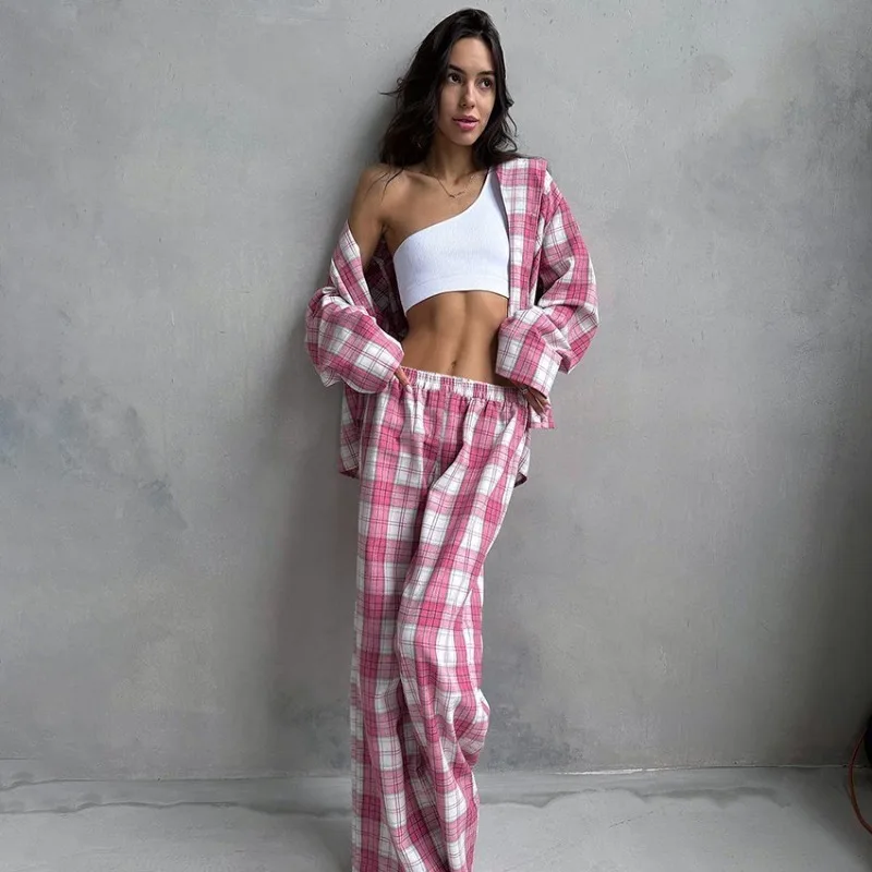 2025 женский летний свободный удобный пижамный комплект с длинными рукавами, легкая домашняя одежда, подходящая верхняя одежда в европейском и американском стиле
2025 женский летний свободный удобный пижамный комплект с длинными рукавами, легкая домашняя одежда, подходящая верхняя одежда в европейском и американском стиле